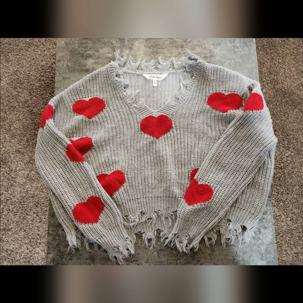 Self esteem pullover crop